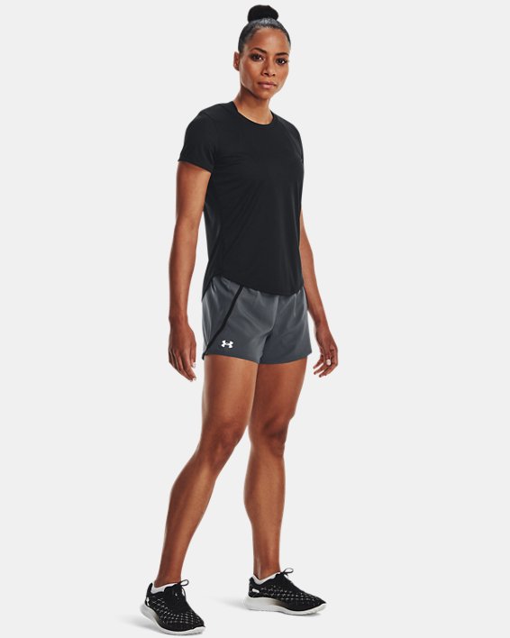 Women's UA Mileage 3.0 Shorts, Gray, pdpMainDesktop image number 2
